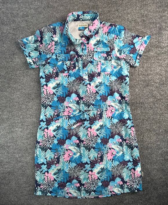 Magellan's Dresses & Skirts - Magellan Fish Gear Floral Fishing Dress Blue Pink Women's Large
